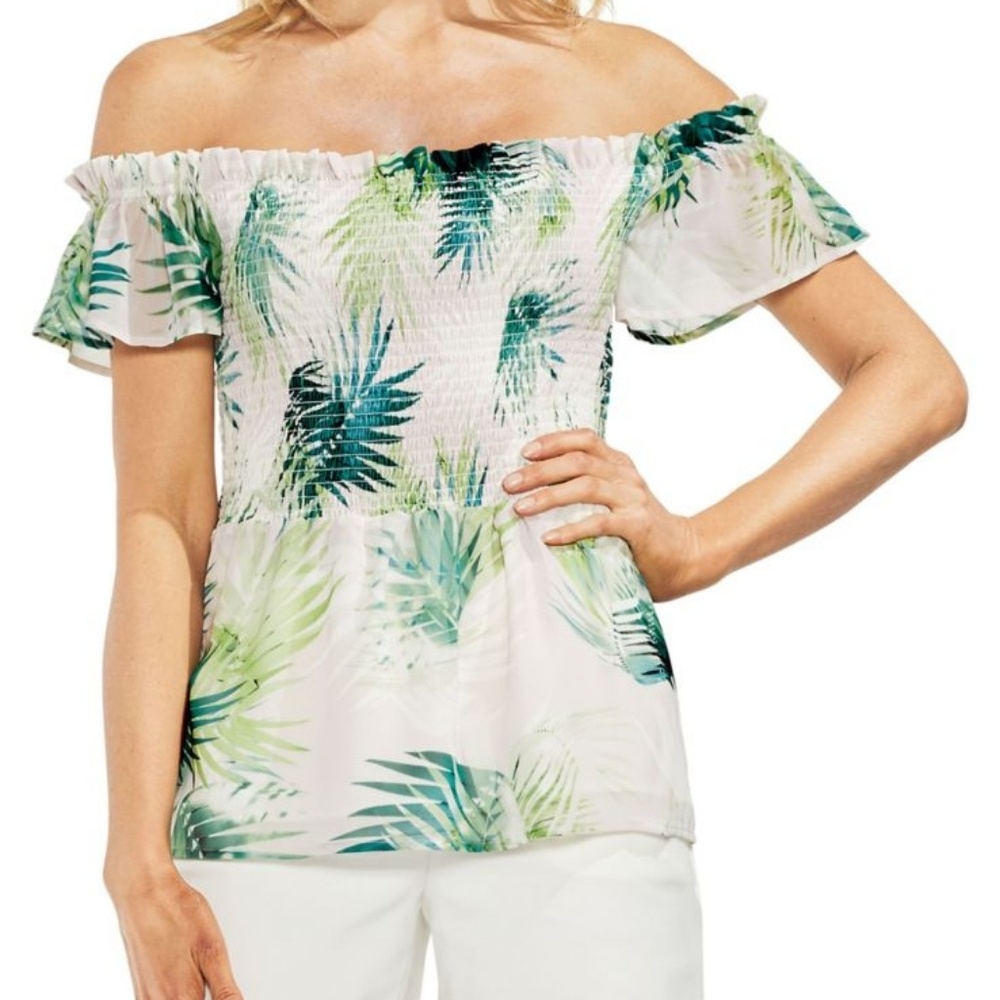 Vince camuto off shoulder top (m and L)